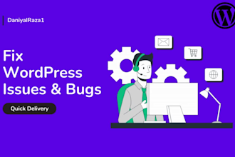 fix wordpress bugs, errors, and issues maintenance service