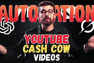 create youtube automated cash cow channel, faceless cash cow videos, cash cow