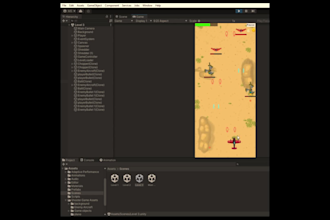 develop 2d game for android, ios, and windows on unity