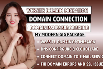 connect domain, do domain transfer, redirect domain, fix domain connect domain