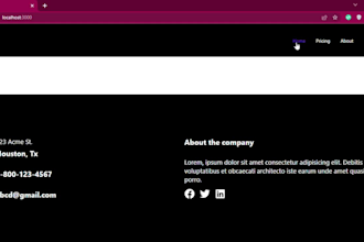 do fullstack web development, figma html css react js php laravel with backend