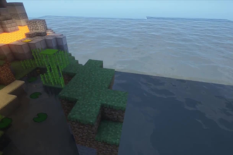 record high quality minecraft parkour footage with shaders
