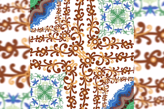design colorful and unique scarf bandana shawl patterns