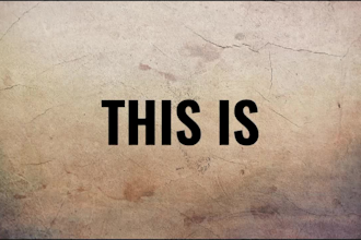add animated text, titles over video or do kinetic typography