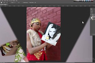 do photo editing and portraits retouching