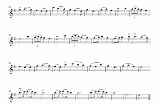 do violin sheet music, transcribe or arrange with fingering
