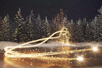 do christmas logo animation