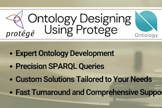 develop your ontology in protégé and write sparql queries