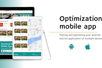 engaged in mobile app development for both android and iphone platforms