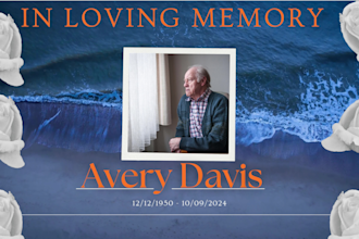 create funeral photo slideshow, memorial video in 24 hours
