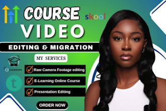 do online course video editing, course video upload to thinkific, kajabi, ghl