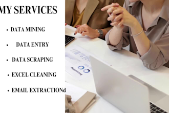 scrape data, extract emails, and clean excel files