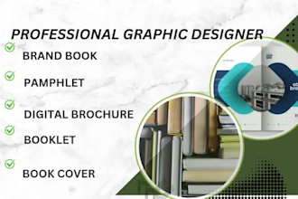 design brand book booklet pamphlet book cover digital brochure