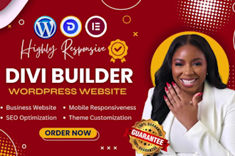 be your divi website expert for wordpress divi builder divi theme divi website