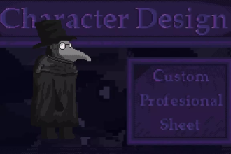 create animated pixel art characters