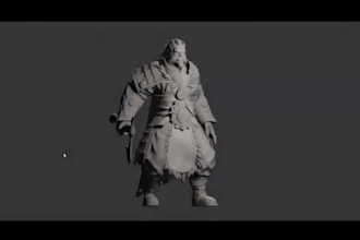sculpt 3d miniature dnd warhammer 40k figurine sigmar 3d printing blender zbrush