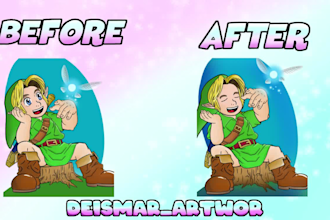create animated your 2d cartoon character