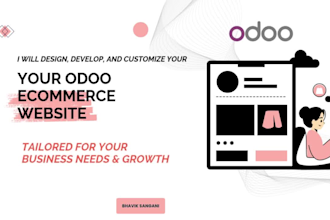 design, develop, and customize your odoo ecommerce website