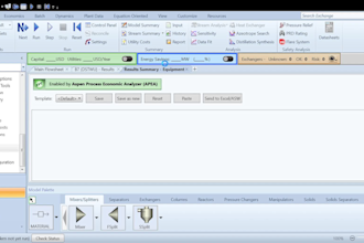deliver aspen plus or hysys simulations with detailed reports