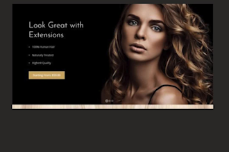 design salon website unisex salon website hair website barbing landing page