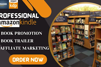 do amazon KDP book promotion affiliate marketing cross promotion book trailer