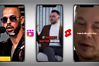 create engaging instagram reels,youtube shorts, tiktok video editing