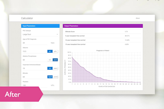 convert excel spreadsheet into responsive web app or online calculator