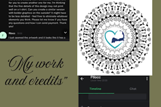 do unique computerized mandala creation for you,