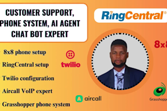 setup ringcentral 3cx twilio vitalpbx freepbx aircall voip vicidial ai chatbot