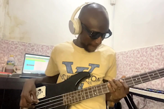 record a professional bass guitar track for your song