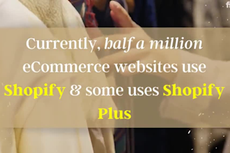 design shopify dropshipping store or shopify website UI UX