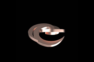 create 360deg 3d rotating product or logo animation video and gif