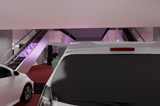 create realistic 3d event layout, booth, or stage design