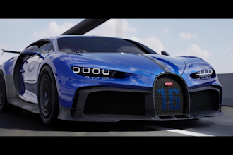 create cinematic 3d car animation