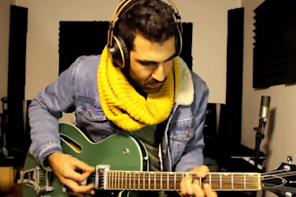play and record an electric guitar for your song