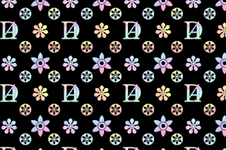 do vector seamless logo pattern