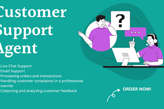provide quality customer service for live chat and email support