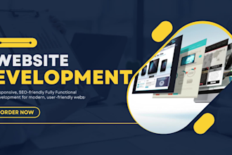 create a modern responsive website using  HTML, CSS, js and flask
