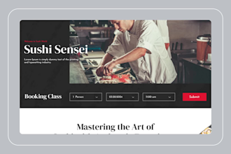design web template web design UI UX in figma, xd, or PSD