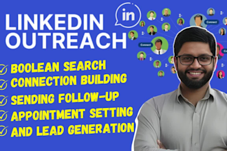 do strategic linkedin outreach campaign with a daily report