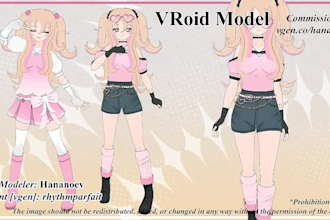 design and rig live2d anime streaming vtuber model vtuber rigging commission