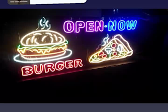 design a custom neon sign, logo animation and neon lights