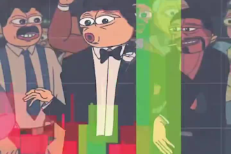 2d memecoin animation, 2d crypto animation,solana memecoin video, memecoin art