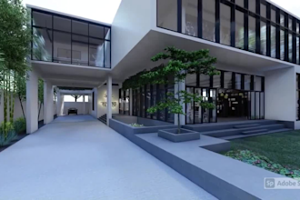 do architectural exterior 3d render