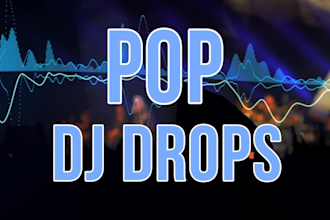 record 5 pop dj drops or radio sweepers