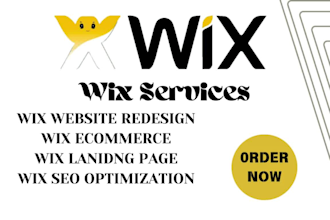 wix website redesign and design wix ecommerce wix website development wix