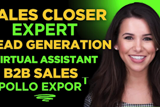 b2b sales closer  expert sales representative lead generation