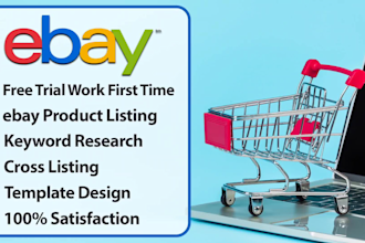 do ebay listing, ebay product listing, ebay lister, ebay product upload ebay SEO
