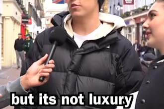 conduct a street interview