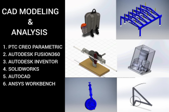 work on fusion 360, solidworks, creo, autodesk inventor and catia